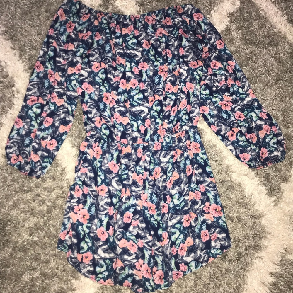 Design Lab Floral Romper View 5